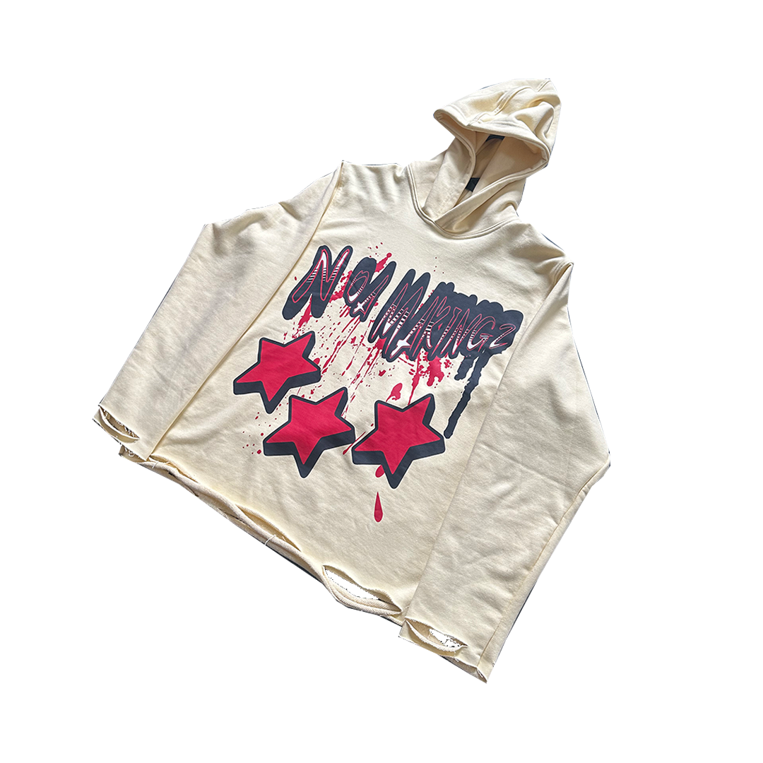 CREAM STAR HOODIE