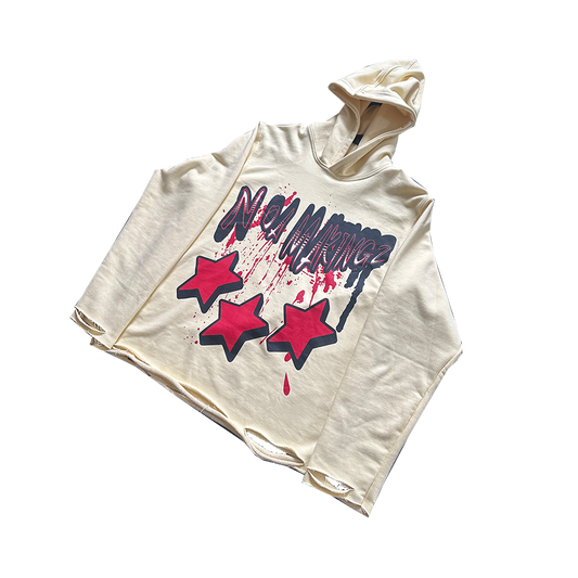 CREAM STAR HOODIE
